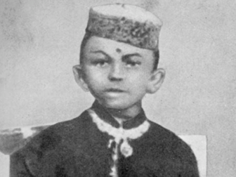 Mohandas at the age of 7